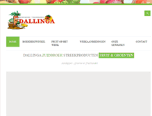 Tablet Screenshot of dallinga-zuidbroek.nl